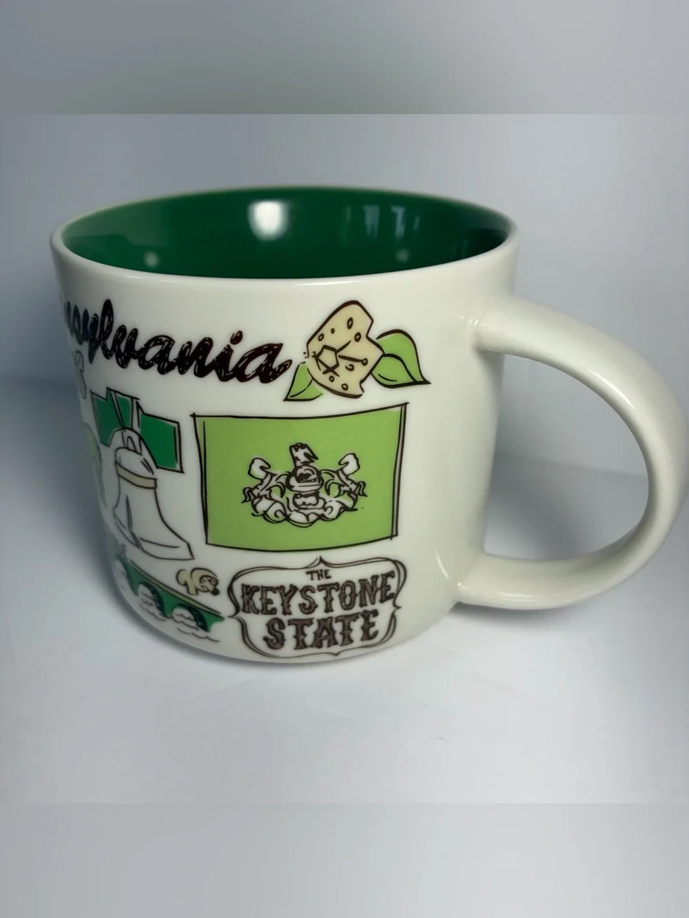 Starbucks Been There Series 14oz Mug - Pennsylvania Keystone Cup Coffee Tea